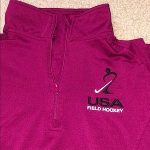 USA field hockey 1/4 zip